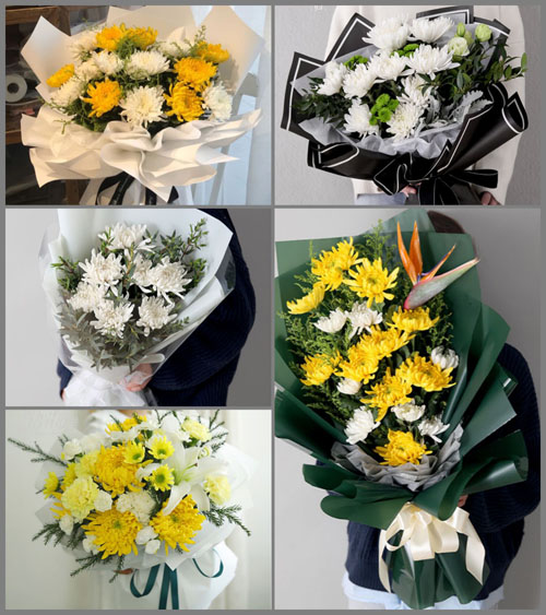 安徽马鞍山花山区塘西街道白事花束代送